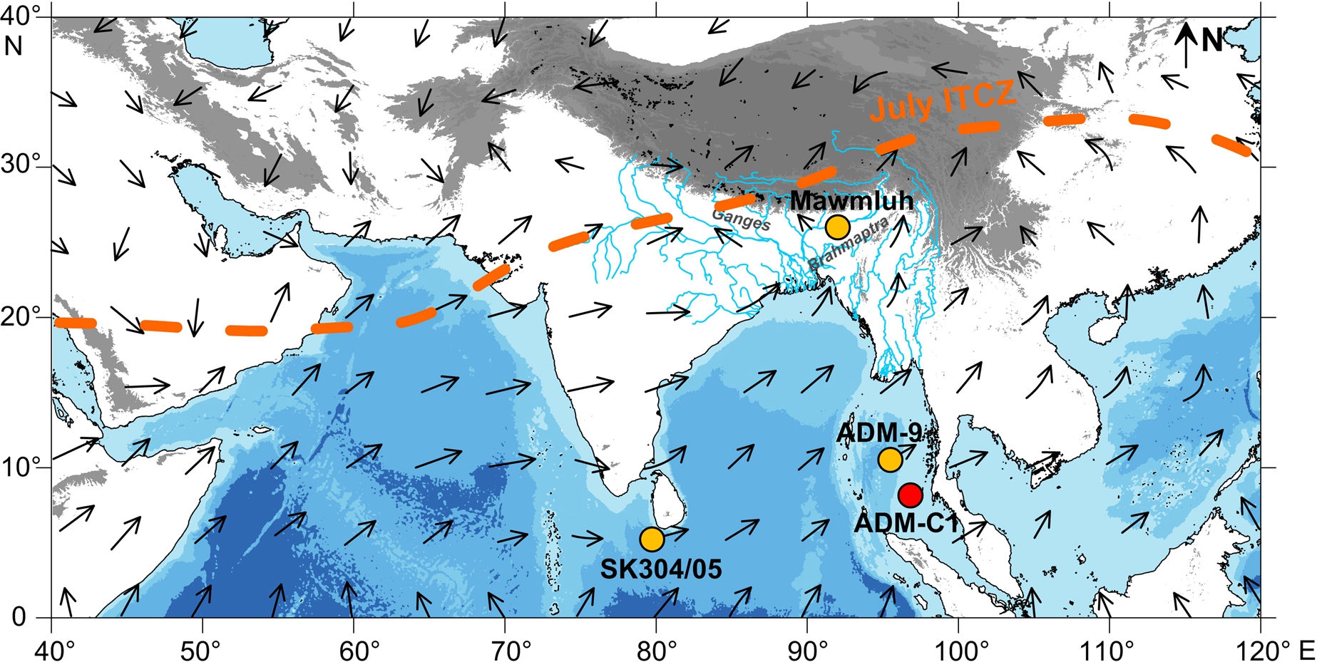 杨艺萍 等-QSR: 全新世印度洋夏季风降水时空变化研究取得重要进展