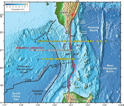 刘思青 等-Tectonophysics：研究提出一种新的马尼拉俯冲带演化模式