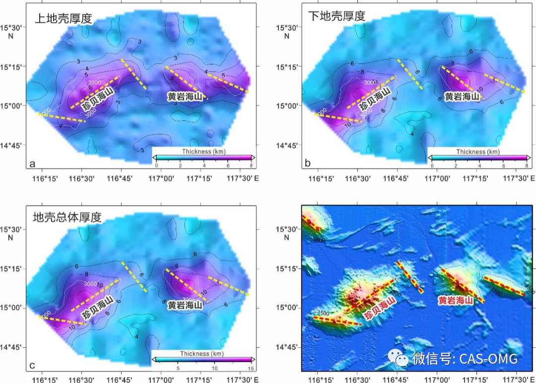 贺恩远 等-Tectonophysics：珍贝-黄岩海山链的深部结构及演化过程获得新进展